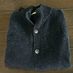 The Normal Brand Navy Cardigan Sweater